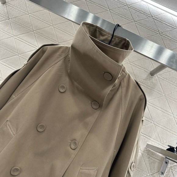 Acne Tan Women's Double-Breasted Jacket - Picture 6 of 6